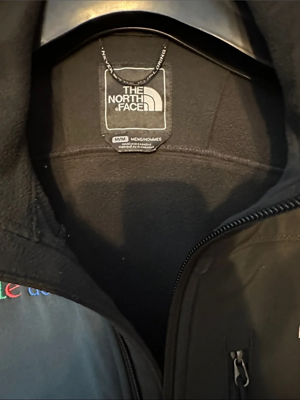 The North Face Black Bomber Jacket with Google Docs Logo